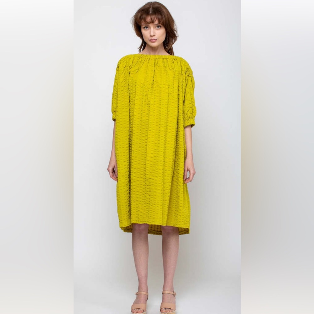 Black Crane NWT Sack Dress in Tumeric size M